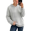 image:imageANRABESS Womens Waffle Knit Oversized Hoodie Sweatshirts  Cozy Lightweight Pullover Tops Raglan Sleeve with Pocket Loose School Office Casual Wear Fall Winter Trendy OutfitsLight Grey