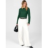 image:imageANRABESS Cropped Cable Knit Sweaters for Women  Crewneck Long Sleeve Fitted Pullover Tops Basic Soft Cozy Warm Fall Winter Layer Casual Going Out Business amp Daily WearForest Green