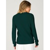 image:imageANRABESS Long Sleeve Sweaters for Women Scalloped Crew Neck  Pullover Waffle Knit Lightweight Cozy Dressy Casual Work Basic Classic Cute Sweater Tops Fall Winter ClothingDark Green