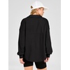 image:imageANRABESS Sweatshirts for Womens Loose Fit Quarter Zip Pullover  Soft Cozy Long Sleeve Tops School Work Rreppy Giong Out Clothes Casual Cute Relaxed Loungewear Fall Winter Fashion OutfitsBlack