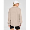 image:imageANRABESS Sweatshirts for Womens Loose Fit Quarter Zip Pullover  Soft Cozy Long Sleeve Tops School Work Rreppy Giong Out Clothes Casual Cute Relaxed Loungewear Fall Winter Fashion OutfitsBeige