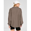 image:imageANRABESS Sweatshirts for Womens Loose Fit Quarter Zip Pullover  Soft Cozy Long Sleeve Tops School Work Rreppy Giong Out Clothes Casual Cute Relaxed Loungewear Fall Winter Fashion OutfitsLight Brown