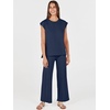 image:imageANRABESS Two Piece Sets for Women Summer Casual Knit Sweater Vest Pants Set Vacation Airport Clothes 2026 Fall OutfitsNavy Blue