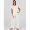 image:imageANRABESS Two Piece Sets for Women Summer Casual Knit Sweater Vest Pants Set Vacation Airport Clothes 2026 Fall OutfitsWhite