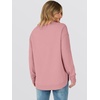 image:imageANRABESS Womens Crewneck Sweatshirt Long Sleeve Shirts  Side Split Curved HemLoose FitSoft Fleece Lined Casual Everyday Wear Lounge WorkampSchool OutfitsFall Spring ClothingPink