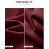 image:imageANRABESS Womens Crewneck Sweatshirt Long Sleeve Shirts  Side Split Curved HemLoose FitSoft Fleece Lined Casual Everyday Wear Lounge WorkampSchool OutfitsFall Spring ClothingWine Red