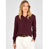 image:imageANRABESS Womens Henley Sweaters Long Sleeve Knit Shirts  Business Casual Button Pullover Sweater Tops Cozy Soft Lightweight 2026 Trendy Work amp Daily Outfits Fall Winter ClothingDark Red