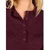image:imageANRABESS Womens Henley Sweaters Long Sleeve Knit Shirts  Business Casual Button Pullover Sweater Tops Cozy Soft Lightweight 2026 Trendy Work amp Daily Outfits Fall Winter ClothingDark Red