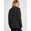 image:imageANRABESS Womens Long Sleeve Knit Shirts Henley Sweater  Turtle Neck Button Placket Soft Pullover Top Loose Fit Trendy Business Casual Work WearFall Fashion Winter ClothingBlack