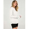 image:imageANRABESS Womens Long Sleeve Lightweight Pullover Sweaters  Casual Loose Fit Shirts Crew Neck Thumb Hole Tops Going Out Travel AllDay Wear Fall Winter Layering ClothesCream White