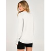 image:imageANRABESS Womens Long Sleeve Lightweight Pullover Sweaters  Casual Loose Fit Shirts Crew Neck Thumb Hole Tops Going Out Travel AllDay Wear Fall Winter Layering ClothesCream White