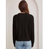 image:imageANRABESS Womens Oversized Long Sleeve Crewneck Cropped Sweater  Wool Blend Soft Warm Fuzzy Chunky Pullover Basic Casual Comfy Knit Tops Fall Winter Outfits ClothesDark Brown