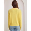 image:imageANRABESS Womens Oversized Long Sleeve Crewneck Cropped Sweater  Wool Blend Soft Warm Fuzzy Chunky Pullover Basic Casual Comfy Knit Tops Fall Winter Outfits ClothesYellow