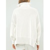 image:imageANRABESS Womens Oversized Quarter Zip Pullover Sweaters  Fall Fashion Outfits Long Sleeve Slit Side Baggy Loose Fit 14 Zip Lapel Collared Ribbed Knit Soft Warm Winter ClothingWhite
