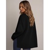image:imageANRABESS Womens Oversized Sweatshirt Side Slit Pullover  Boat Neck Long Sleeve Soft Cozy lightweight Fabric Lounge Travel Daily Wear Trendy Y2K Style Fall Winter Spring OutfitsBlack