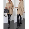 image:imageANRABESS Womens Oversized Turtleneck Tunic Sweater  Chunky Soft Batwing Pullover Side Hem Split Knit Tops Dressy Casual Work Office Clothes for Fall Winter TransitionTan