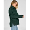 image:imageANRABESS Womens Oversized Turtleneck Tunic Sweater  Chunky Soft Batwing Pullover Side Hem Split Knit Tops Dressy Casual Work Office Clothes for Fall Winter TransitionGreen