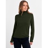 image:imageANRABESS Womens Turtleneck Wool Blend Lightweight Sweaters  Soft Knit Long Sleeve Pullover Tops Basic Versatile Business Casual Office Work Outfits Cozy Daily Wear Fall WinterArmy Green