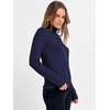 image:imageANRABESS Womens Turtleneck Wool Blend Lightweight Sweaters  Soft Knit Long Sleeve Pullover Tops Basic Versatile Business Casual Office Work Outfits Cozy Daily Wear Fall WinterNavy Blue