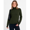 image:imageANRABESS Womens Turtleneck Wool Blend Lightweight Sweaters  Soft Knit Long Sleeve Pullover Tops Basic Versatile Business Casual Office Work Outfits Cozy Daily Wear Fall WinterArmy Green