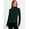 image:imageANRABESS Womens Turtleneck Wool Blend Lightweight Sweaters  Soft Knit Long Sleeve Pullover Tops Basic Versatile Business Casual Office Work Outfits Cozy Daily Wear Fall WinterDark Green