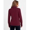 image:imageANRABESS Womens Turtleneck Wool Blend Lightweight Sweaters  Soft Knit Long Sleeve Pullover Tops Basic Versatile Business Casual Office Work Outfits Cozy Daily Wear Fall WinterWine Red