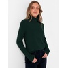 image:imageANRABESS Womens Turtleneck Wool Blend Lightweight Sweaters  Soft Knit Long Sleeve Pullover Tops Basic Versatile Business Casual Office Work Outfits Cozy Daily Wear Fall WinterDark Green