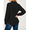 image:imageANRABESS Dressy Long Sleeve Button Down Shirts for Women  Business Casual Work Office Blouse Tops Soft Fabric Loose Fit Classic Style Fall Winter Transition ClothesBlack