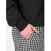 image:imageANRABESS Two Piece Sets for Women Gingham Pants Lounge Set  Long Sleeve Sweatshirts Wide Leg Pants Fall Outfits Travel Vacation Airport Fashion Clothing 2026 Daily Matching SweatsuitsBlack