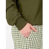 image:imageANRABESS Two Piece Sets for Women Gingham Pants Lounge Set  Long Sleeve Sweatshirts Wide Leg Pants Fall Outfits Travel Vacation Airport Fashion Clothing 2026 Daily Matching SweatsuitsGreen