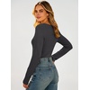 image:imageANRABESS Womens Long Sleeve Shirts Thermal Fleece Tops  Henley Neck Dressy Business Casual Work TShirts Fall Winter Soft Warm Base Layer Basic Tee Cute Going Out UndershirtsGrey