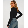 image:imageANRABESS Womens Long Sleeve Shirts Thermal Fleece Tops  Henley Neck Dressy Business Casual Work TShirts Fall Winter Soft Warm Base Layer Basic Tee Cute Going Out UndershirtsBlack