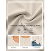 image:imageANRABESS Womens Long Sleeve Shirts Thermal Fleece Tops  Henley Neck Dressy Business Casual Work TShirts Fall Winter Soft Warm Base Layer Basic Tee Cute Going Out UndershirtsBeige