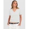 image:imageANRABESS Womens Short Sleeve Sweaters Cropped V Neck  Business Casual Work Tops Comfy Lightweight Knit Pullover Classic Sweater Shirts Spring Summer Fall OutfitsWhite