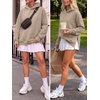 image:imageANRABESS Womens Oversized Hoodies Slit Side Sweatshirts  Long Sleeve Fleece PulloverComfy Hooded TunicFall Fashion OutfitsCasual for Workout Travel amp Everyday WearCoffee