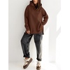 image:imageANRABESS Hoodies for Women Oversized Fall Fashion Outfits  Raglan Long Sleeve Pullover Sweatshirts Side Slit Tunic Cozy Soft Tops Casual Travel Going Out amp Workout Cute Y2K ClothesCaramel