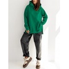 image:imageANRABESS Hoodies for Women Oversized Fall Fashion Outfits  Raglan Long Sleeve Pullover Sweatshirts Side Slit Tunic Cozy Soft Tops Casual Travel Going Out amp Workout Cute Y2K ClothesGreen