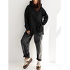 image:imageANRABESS Hoodies for Women Oversized Fall Fashion Outfits  Raglan Long Sleeve Pullover Sweatshirts Side Slit Tunic Cozy Soft Tops Casual Travel Going Out amp Workout Cute Y2K ClothesBlack