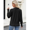image:imageANRABESS Sweaters for Women Fall Lightweight Knit Pullover  Soft Long Sleeve V Neck Loose Fit Shirts Business Casual Work Tops Winter Spring BlousesBlack
