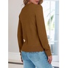 image:imageANRABESS Sweaters for Women Loose Fit Lightweight  Scalloped Long Sleeve Tops Soft Cozy Knit Pullover Travel Work Daily Wear Colthes 2026 Fall Casual Dressy OutfitsCaramel