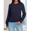 image:imageANRABESS Sweaters for Women Loose Fit Lightweight  Scalloped Long Sleeve Tops Soft Cozy Knit Pullover Travel Work Daily Wear Colthes 2026 Fall Casual Dressy OutfitsNavy Blue