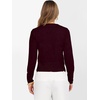 image:imageANRABESS Womens Long Sleeve Sweaters Cropped Crew Neck  Business Casual TopsLight Weight Comfy KnitPullover Short SweaterBasic ClassicFall Fashion Winter Layer ClothesDark Red