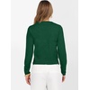image:imageANRABESS Womens Long Sleeve Sweaters Cropped Crew Neck  Business Casual TopsLight Weight Comfy KnitPullover Short SweaterBasic ClassicFall Fashion Winter Layer ClothesForest Deep Green