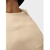 image:imageANRABESS Womens Mock Neck Sweatshirt Oversized Pullover  Cozy Fall Fashion Long Sleeve Tops Casual Going Out Daily Wear Loose Fit Soft Fleece 2026 Winter Trendy OutfitsParchment