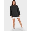 image:imageANRABESS Womens Mock Neck Sweatshirt Oversized Pullover  Cozy Fall Fashion Long Sleeve Tops Casual Going Out Daily Wear Loose Fit Soft Fleece 2026 Winter Trendy OutfitsBlack