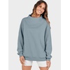 image:imageANRABESS Womens Mock Neck Sweatshirt Oversized Pullover  Cozy Fall Fashion Long Sleeve Tops Casual Going Out Daily Wear Loose Fit Soft Fleece 2026 Winter Trendy OutfitsDeep Blue