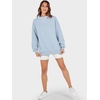 image:imageANRABESS Womens Mock Neck Sweatshirt Oversized Pullover  Cozy Fall Fashion Long Sleeve Tops Casual Going Out Daily Wear Loose Fit Soft Fleece 2026 Winter Trendy OutfitsLight Blue