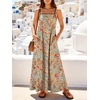 image:imageANRABESS Womens Summer Maxi Dress Casual Spaghetti Straps Sundress Flowy Long Dresses with Pocket 2026 Beach Vacation Outfits Floral Orange Red S