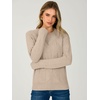 image:imageANRABESS Womens Sweaters Crewneck Long Sleeve Casual Knit Tops  Basic Ribbed knittedArgyle Soft Pullover SweaterDaily Work Classic Trendy TopWinter Fall Clothes 2026Almond