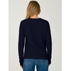 image:imageANRABESS Womens Sweaters Crewneck Long Sleeve Casual Knit Tops  Basic Ribbed knittedArgyle Soft Pullover SweaterDaily Work Classic Trendy TopWinter Fall Clothes 2026Navy Blue